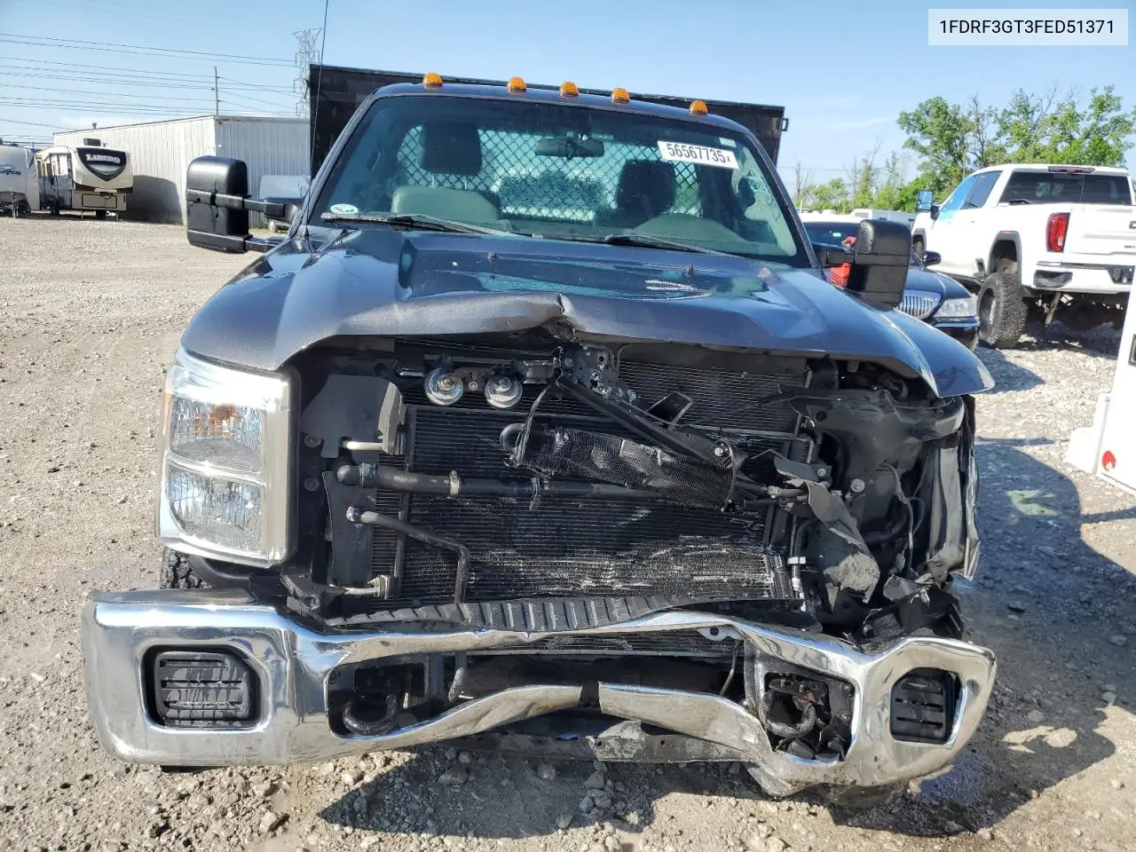2015 Ford F350 Super Duty VIN: 1FDRF3GT3FED51371 Lot: 56567735