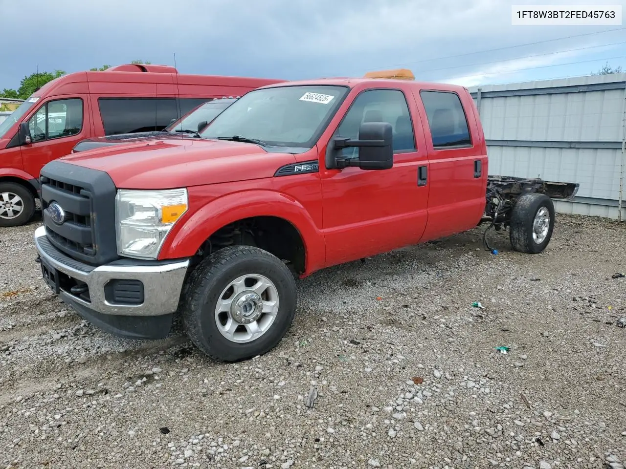 2015 Ford F350 Super Duty VIN: 1FT8W3BT2FED45763 Lot: 56624525