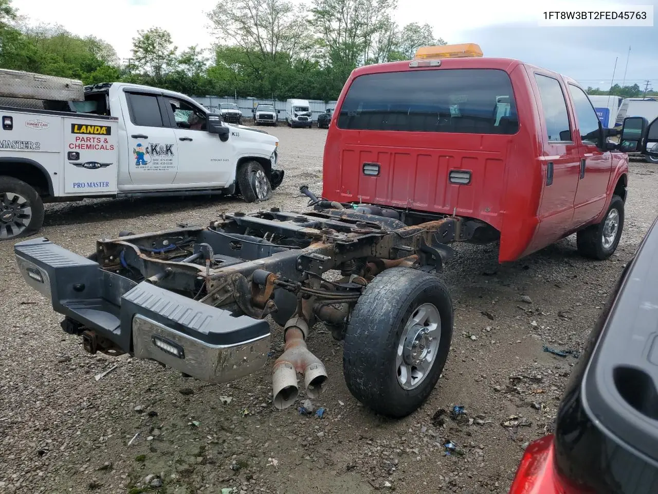 2015 Ford F350 Super Duty VIN: 1FT8W3BT2FED45763 Lot: 56624525