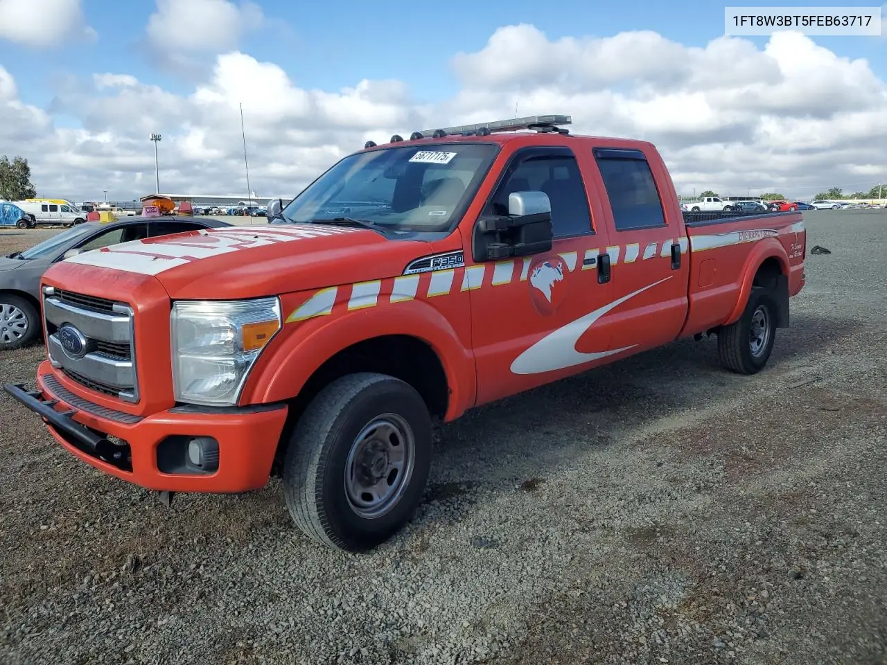 2015 Ford F350 Super Duty VIN: 1FT8W3BT5FEB63717 Lot: 56717175