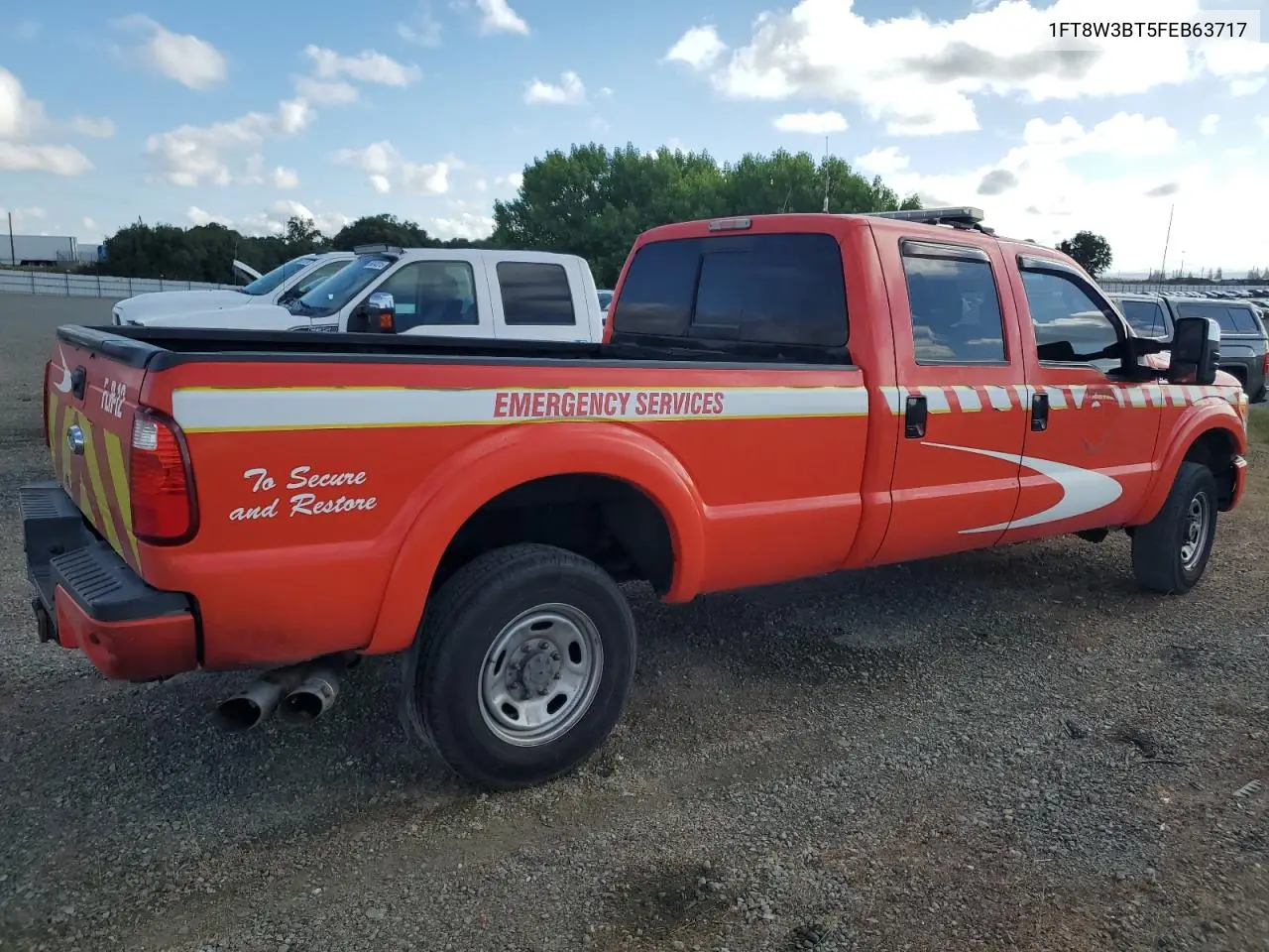2015 Ford F350 Super Duty VIN: 1FT8W3BT5FEB63717 Lot: 56717175
