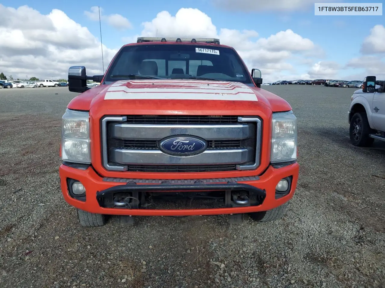2015 Ford F350 Super Duty VIN: 1FT8W3BT5FEB63717 Lot: 56717175