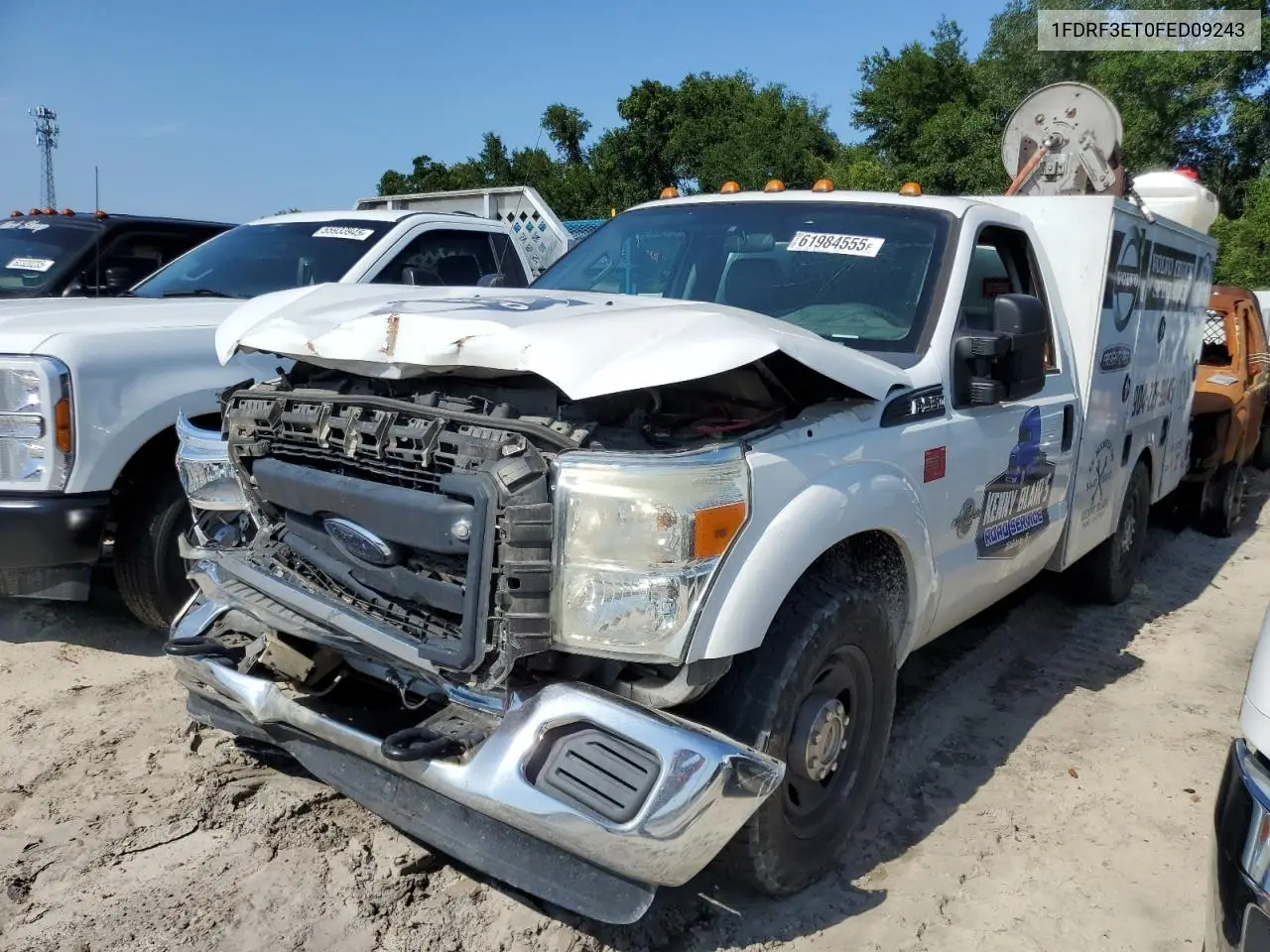 2015 Ford F350 Super Duty VIN: 1FDRF3ET0FED09243 Lot: 61984555
