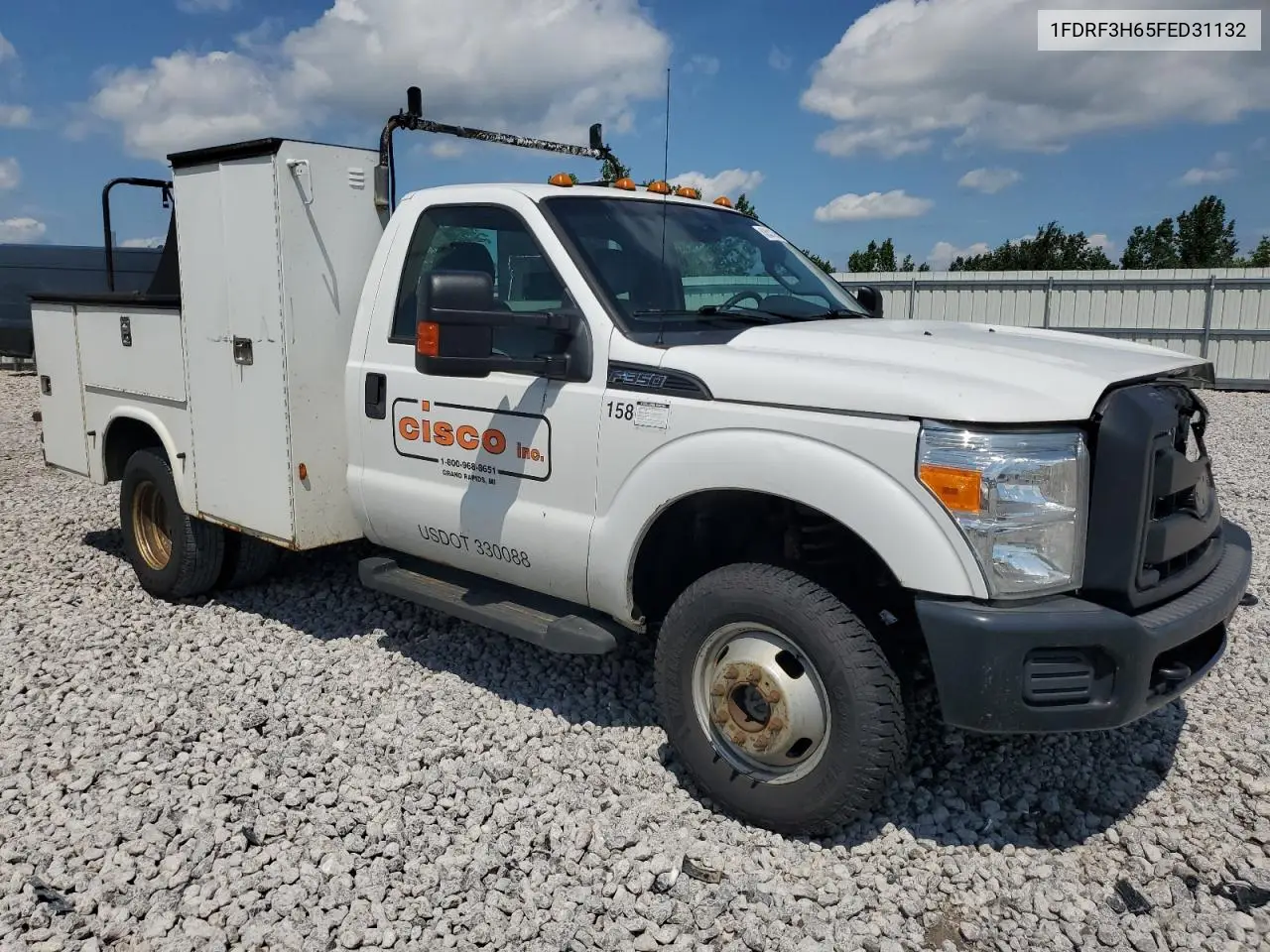 2015 Ford F350 Super Duty VIN: 1FDRF3H65FED31132 Lot: 62551205