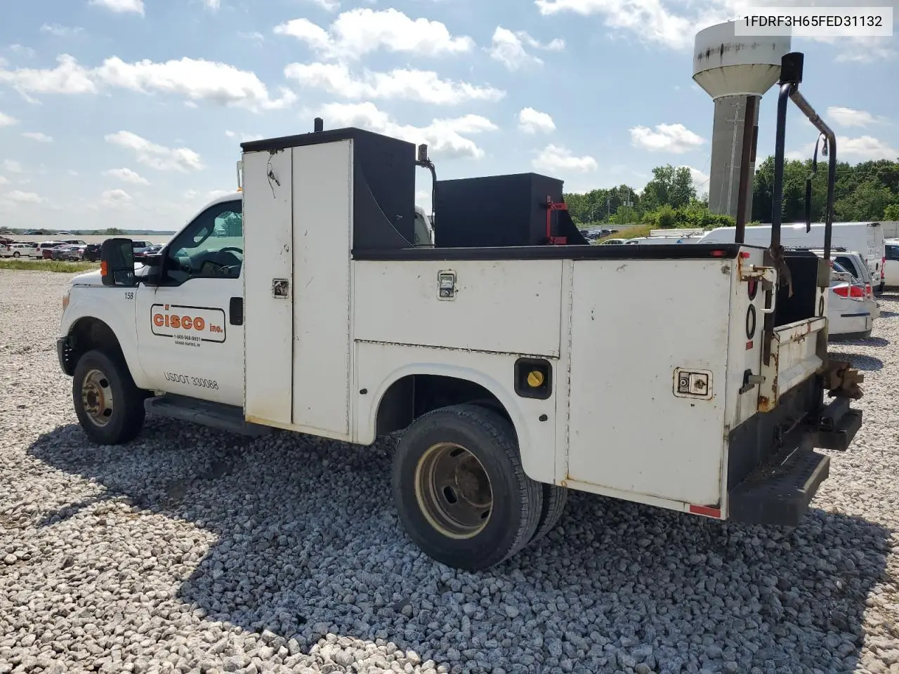 2015 Ford F350 Super Duty VIN: 1FDRF3H65FED31132 Lot: 62551205