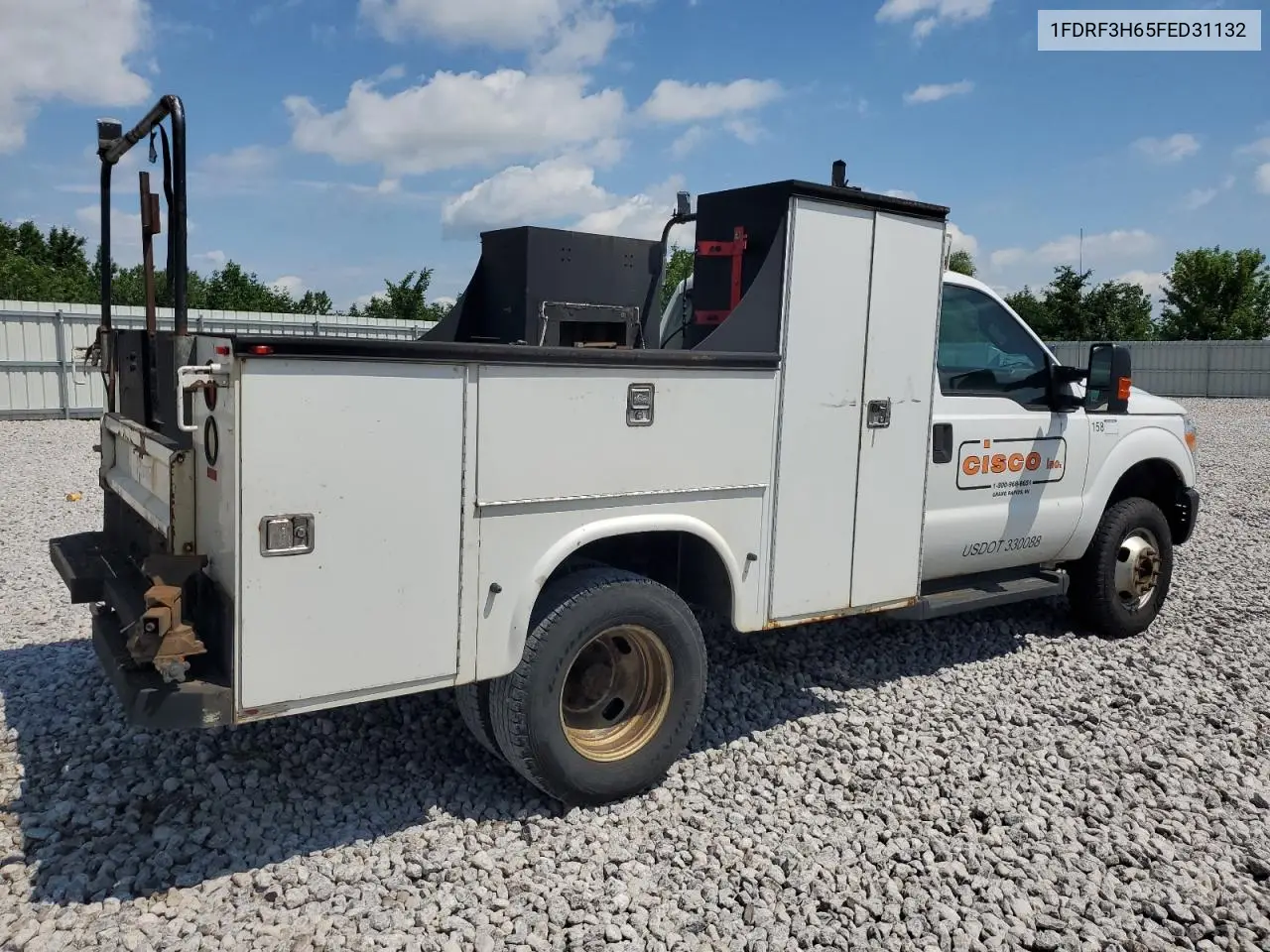 2015 Ford F350 Super Duty VIN: 1FDRF3H65FED31132 Lot: 62551205