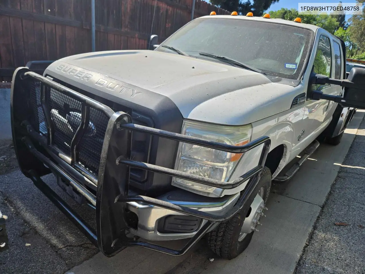 2016 Ford F350 Super Duty VIN: 1FD8W3HT7GED48758 Lot: 63124015