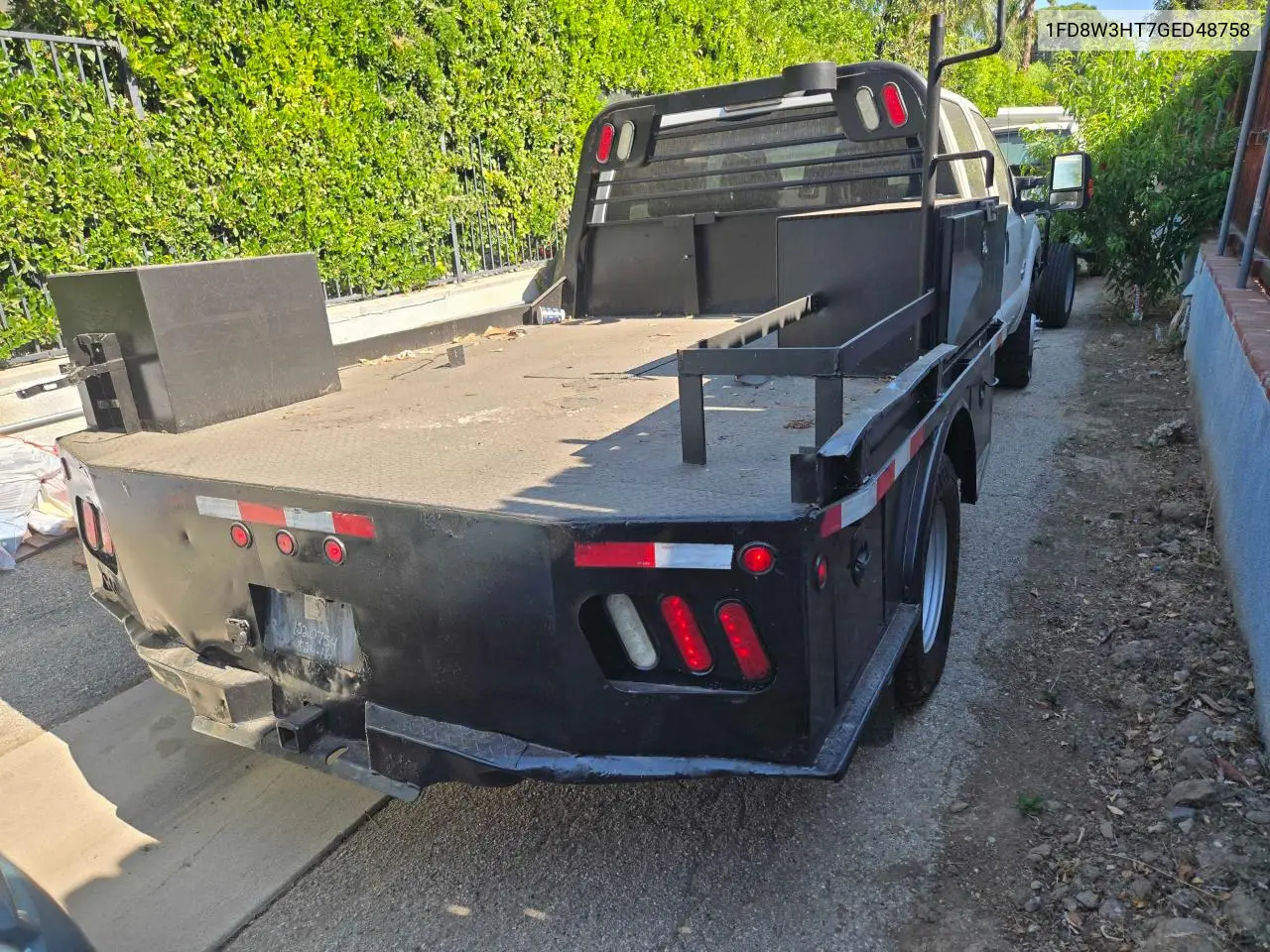 2016 Ford F350 Super Duty VIN: 1FD8W3HT7GED48758 Lot: 63124015