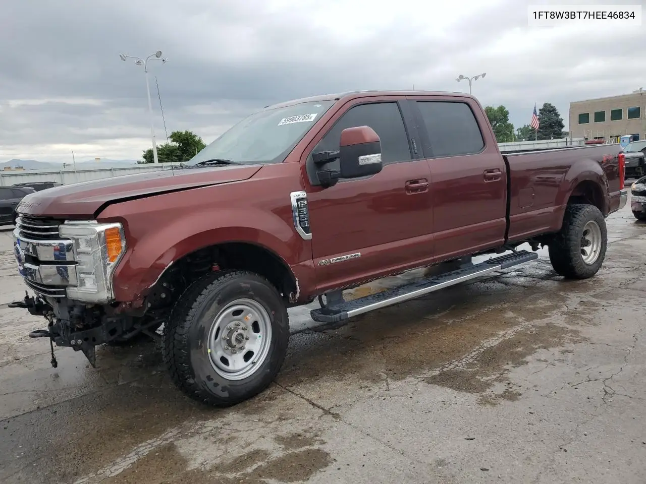 2017 Ford F350 Super Duty VIN: 1FT8W3BT7HEE46834 Lot: 59903785
