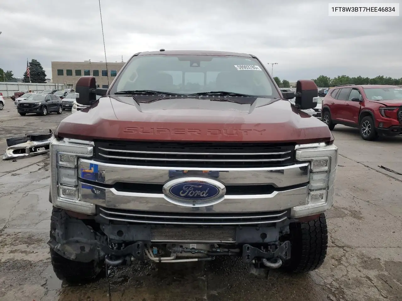 2017 Ford F350 Super Duty VIN: 1FT8W3BT7HEE46834 Lot: 59903785