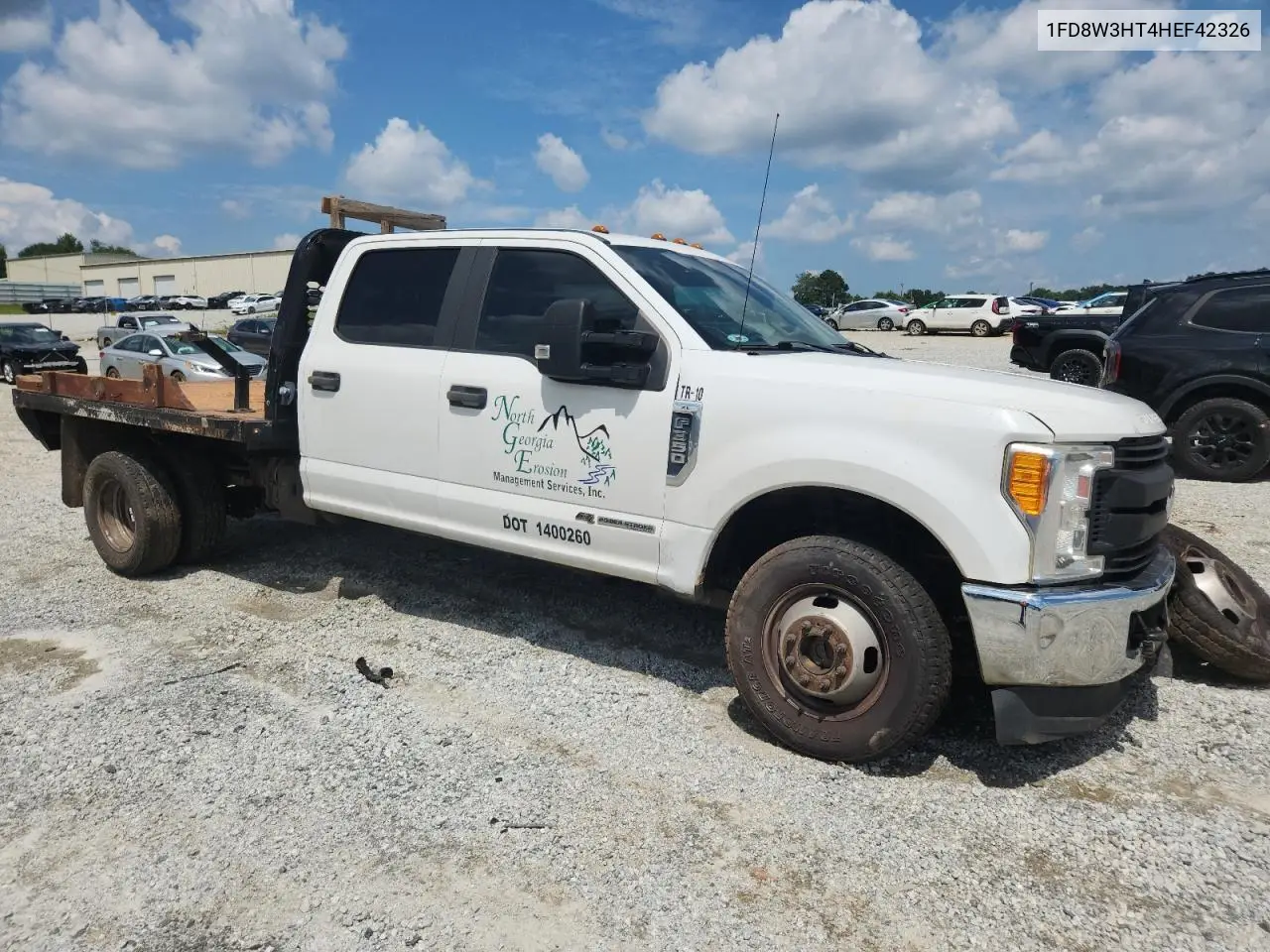 2017 Ford F350 Super Duty VIN: 1FD8W3HT4HEF42326 Lot: 61711135