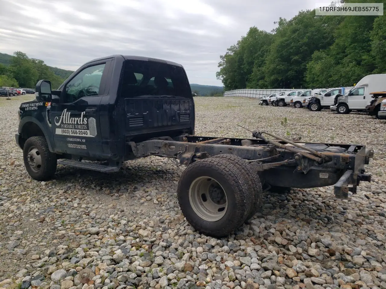 2018 Ford F350 Super Duty VIN: 1FDRF3H69JEB55775 Lot: 61714005