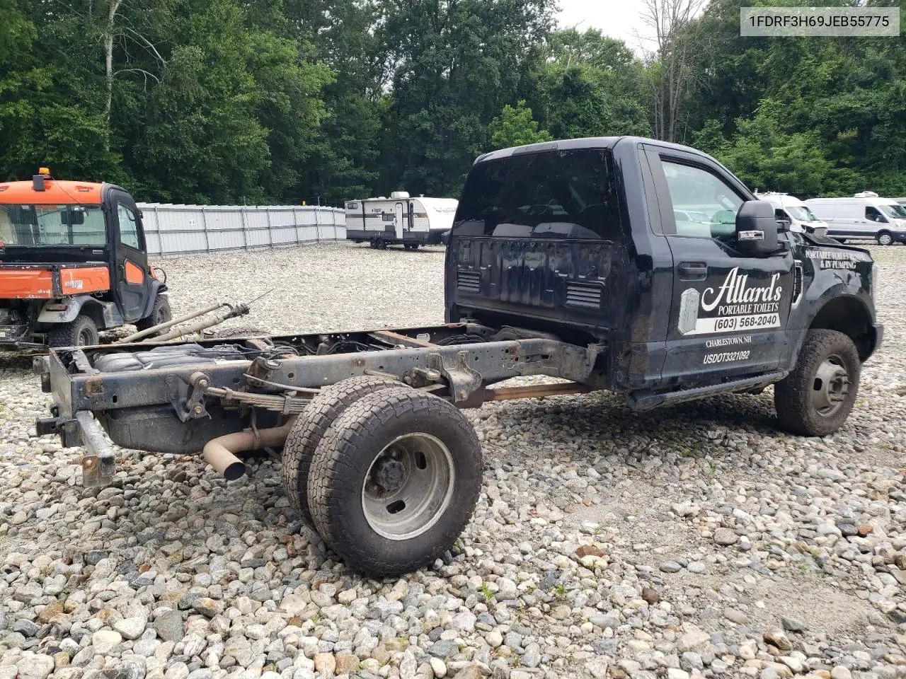 2018 Ford F350 Super Duty VIN: 1FDRF3H69JEB55775 Lot: 61714005