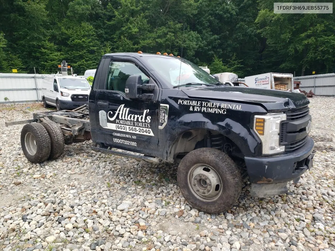 2018 Ford F350 Super Duty VIN: 1FDRF3H69JEB55775 Lot: 61714005