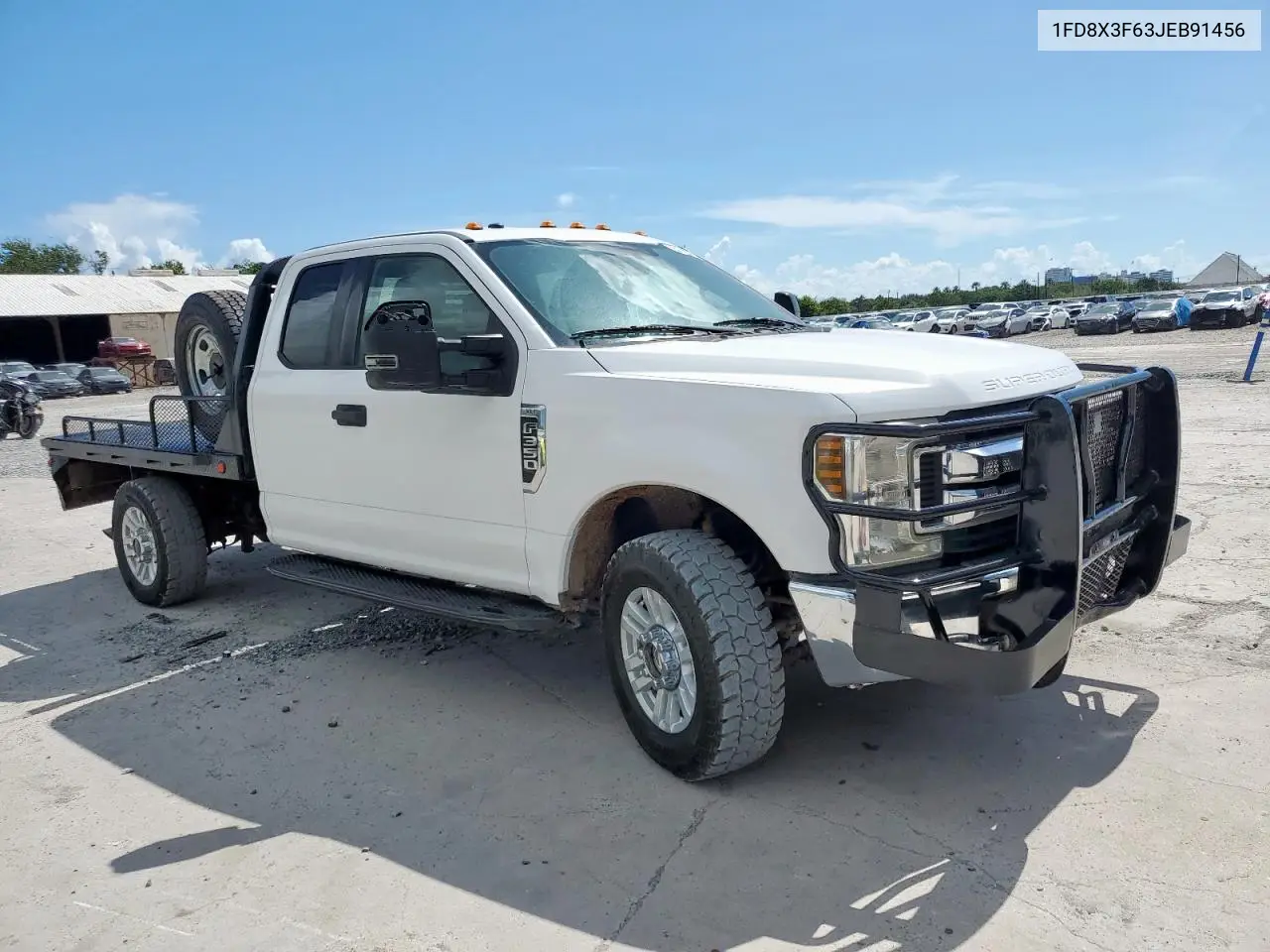2018 Ford F350 Super Duty VIN: 1FD8X3F63JEB91456 Lot: 62749585