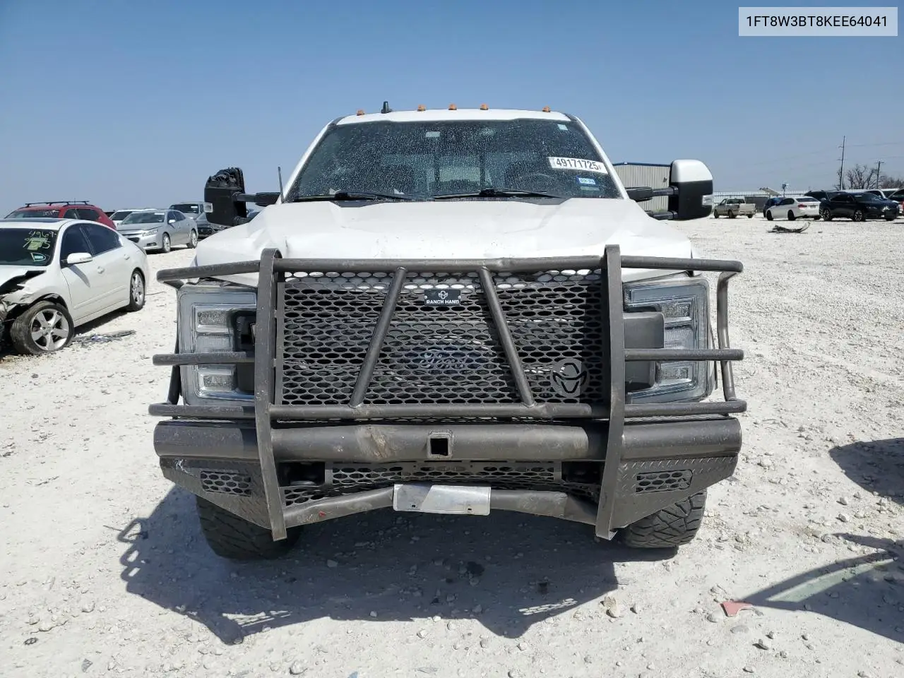 2019 Ford F350 Super Duty VIN: 1FT8W3BT8KEE64041 Lot: 49171725