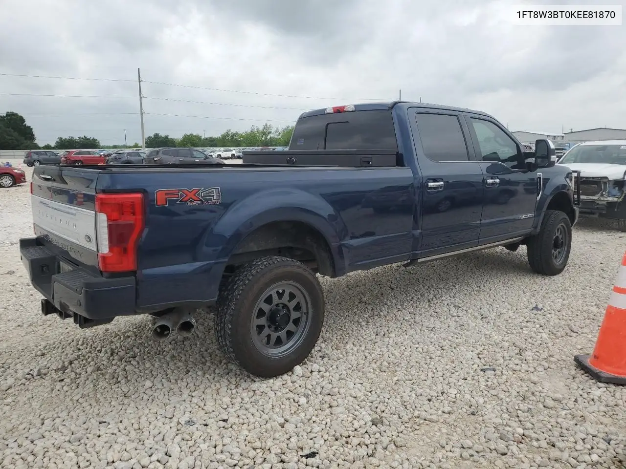 2019 Ford F350 Super Duty VIN: 1FT8W3BT0KEE81870 Lot: 54056135