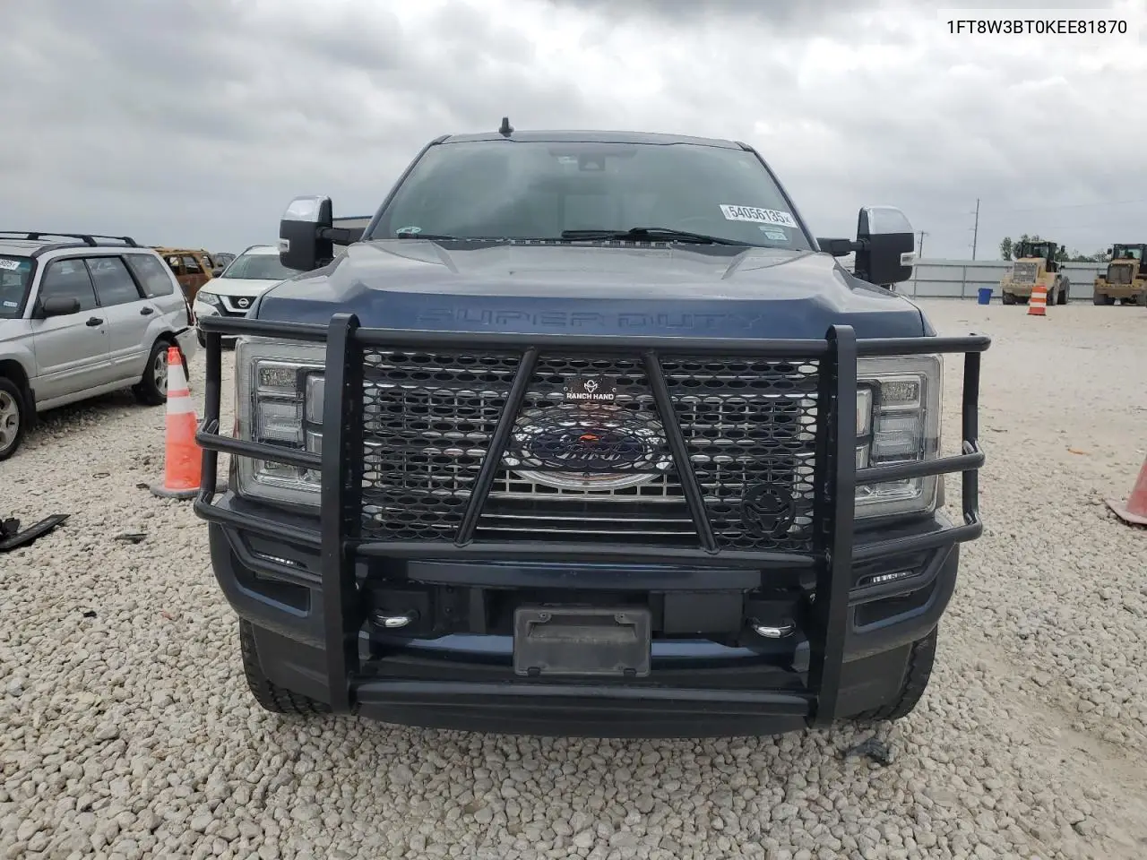 2019 Ford F350 Super Duty VIN: 1FT8W3BT0KEE81870 Lot: 54056135