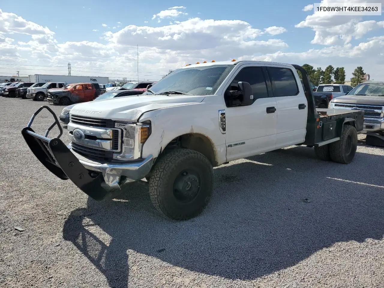 2019 Ford F350 Super Duty VIN: 1FD8W3HT4KEE34263 Lot: 55737225