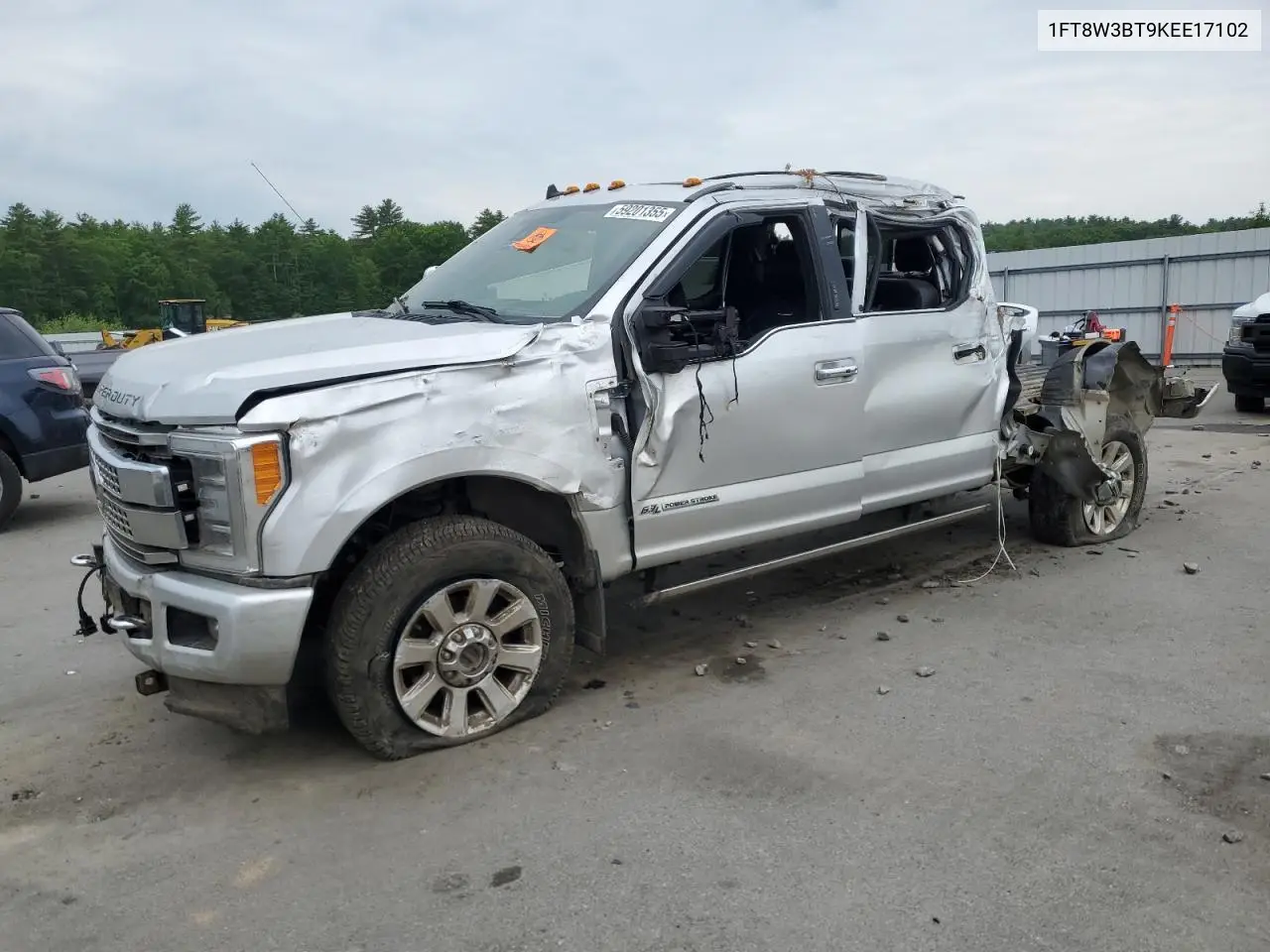2019 Ford F350 Super Duty VIN: 1FT8W3BT9KEE17102 Lot: 59201355