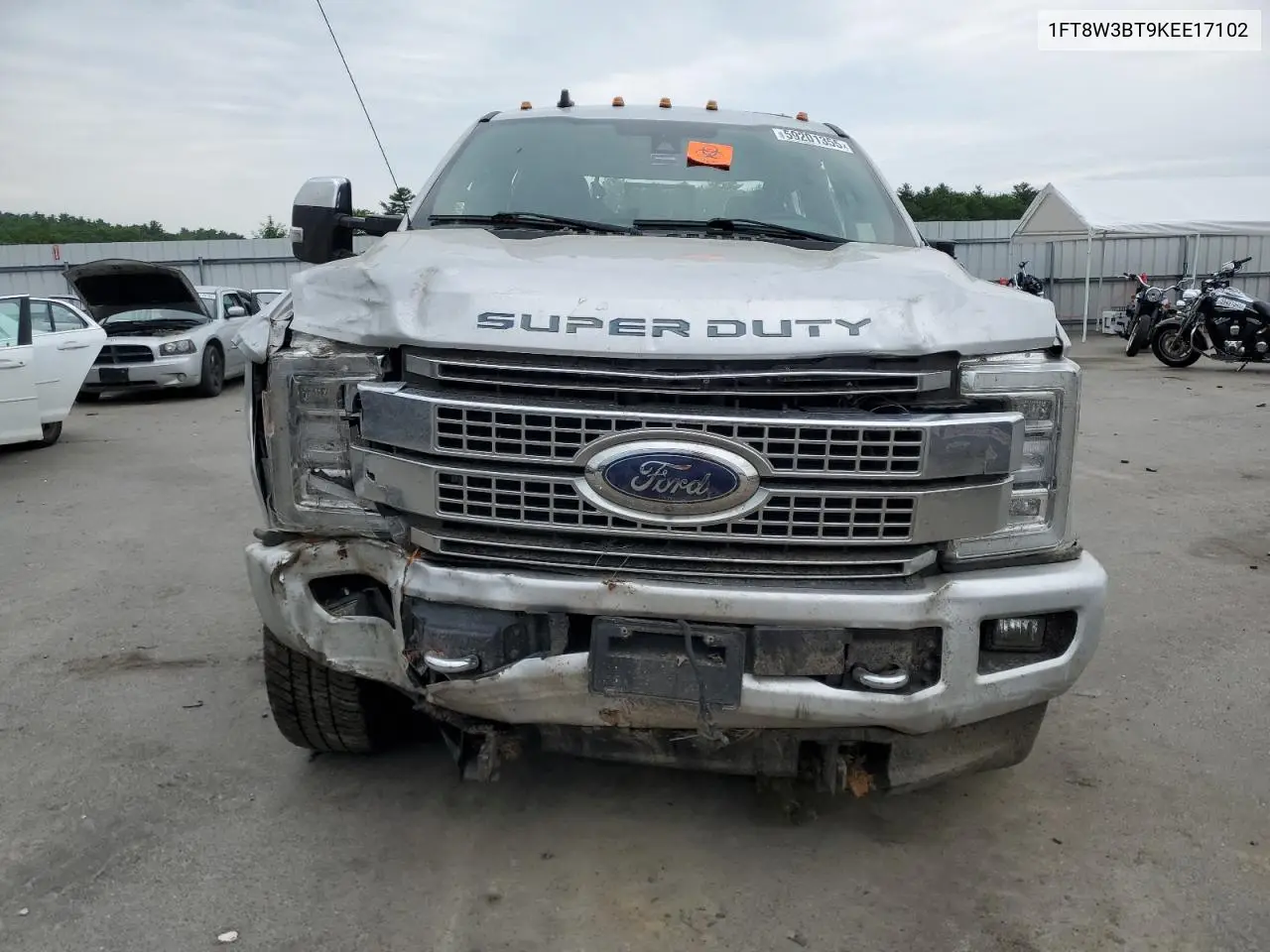 2019 Ford F350 Super Duty VIN: 1FT8W3BT9KEE17102 Lot: 59201355
