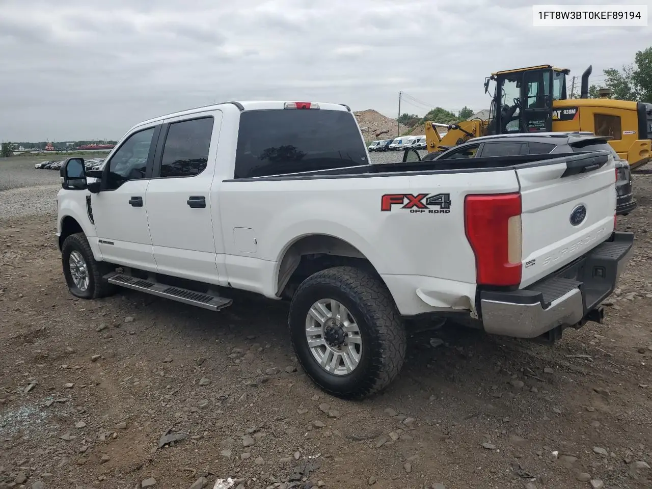 2019 Ford F350 Super Duty VIN: 1FT8W3BT0KEF89194 Lot: 62990055
