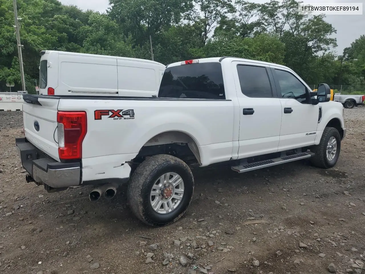 2019 Ford F350 Super Duty VIN: 1FT8W3BT0KEF89194 Lot: 62990055