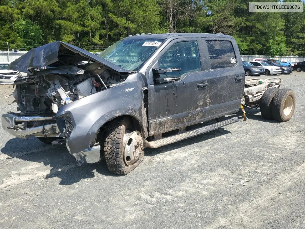 2020 Ford F350 Super Duty VIN: 1FD8W3HT0LEE88676 Lot: 61671585