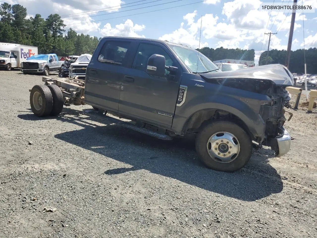 2020 Ford F350 Super Duty VIN: 1FD8W3HT0LEE88676 Lot: 61671585