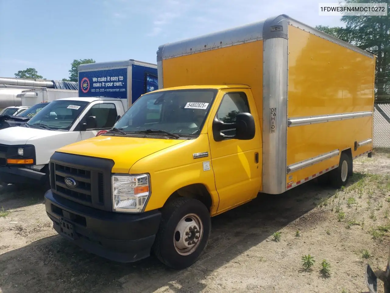 2021 Ford Econoline E350 Super Duty Cutaway Van VIN: 1FDWE3FN4MDC10272 Lot: 54802825
