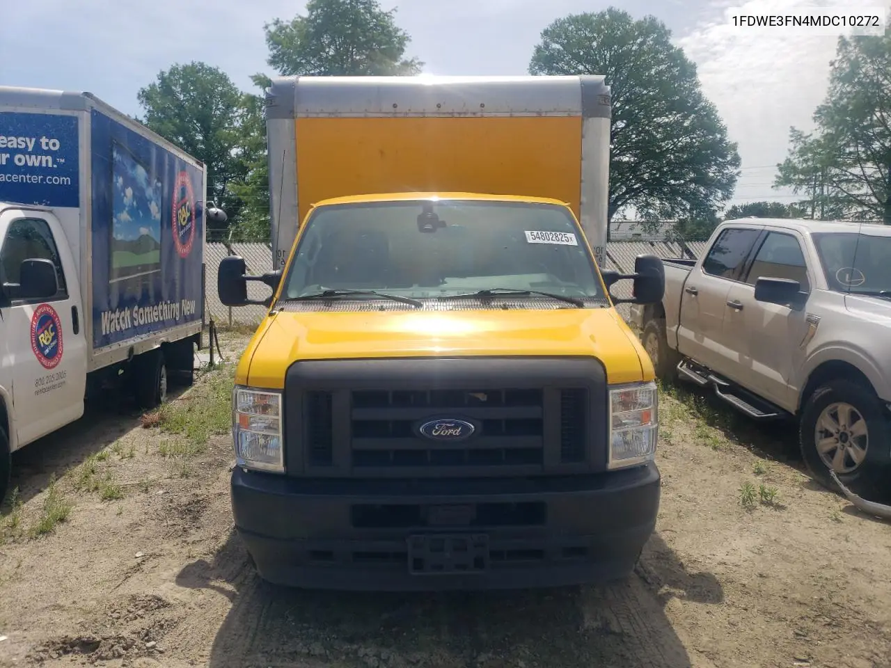 2021 Ford Econoline E350 Super Duty Cutaway Van VIN: 1FDWE3FN4MDC10272 Lot: 54802825