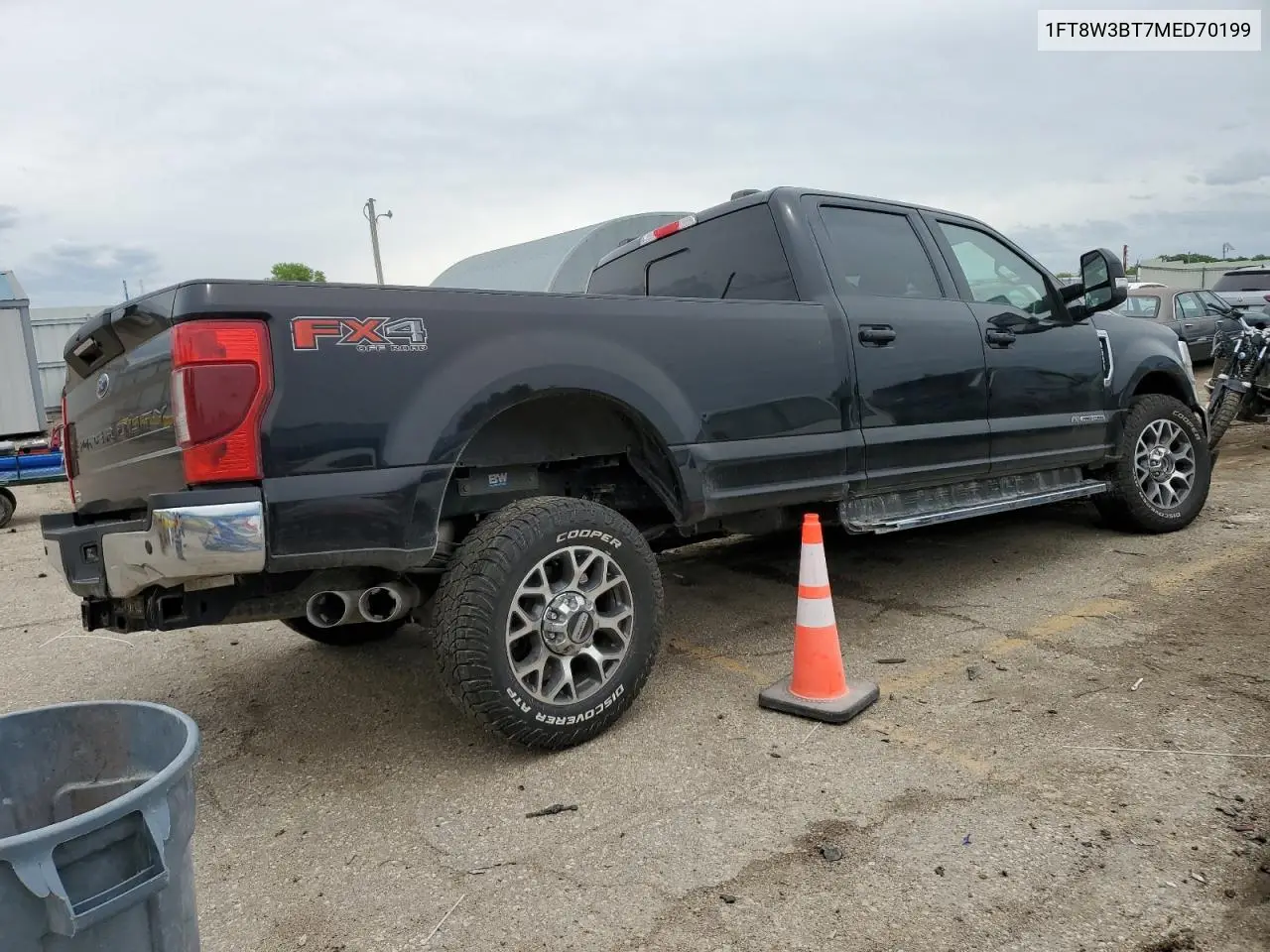 2021 Ford F350 Super Duty VIN: 1FT8W3BT7MED70199 Lot: 55344855