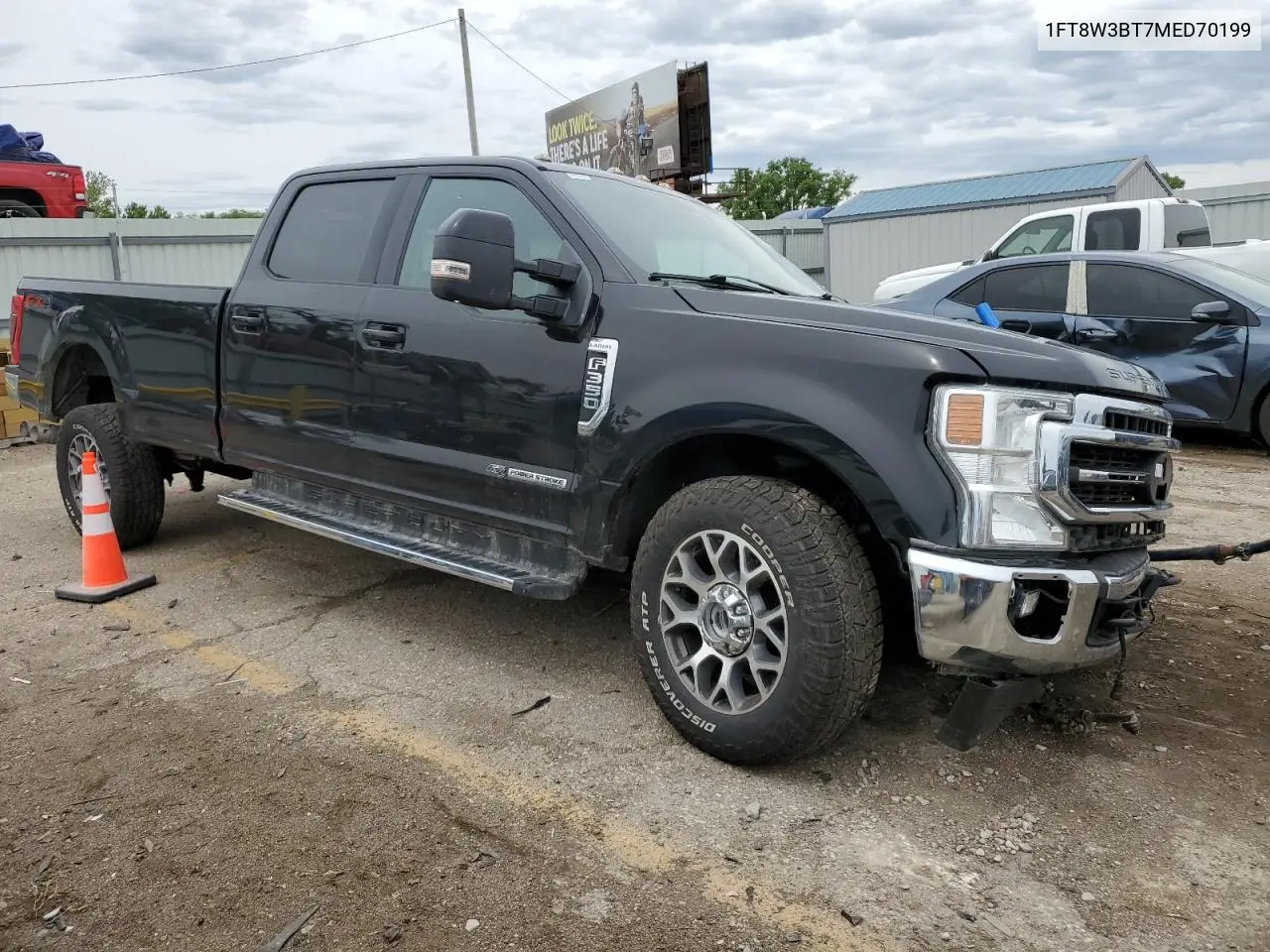 2021 Ford F350 Super Duty VIN: 1FT8W3BT7MED70199 Lot: 55344855