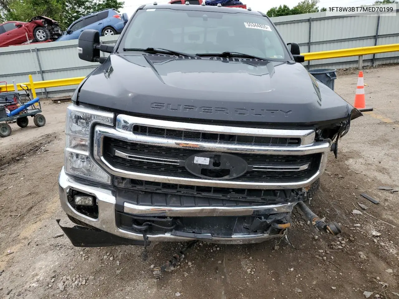 2021 Ford F350 Super Duty VIN: 1FT8W3BT7MED70199 Lot: 55344855