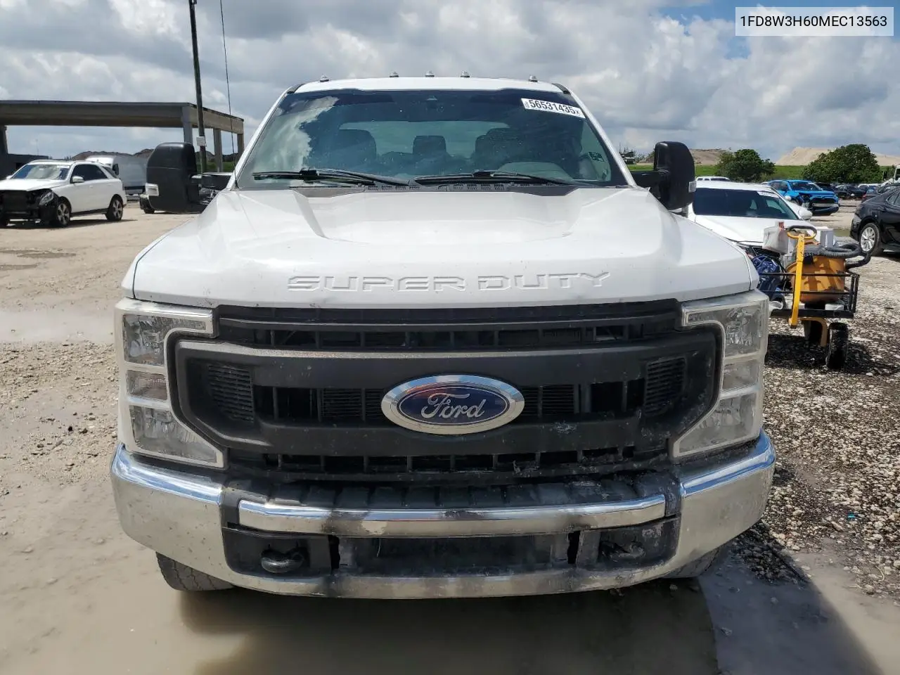 2021 Ford F350 Super Duty VIN: 1FD8W3H60MEC13563 Lot: 56531435