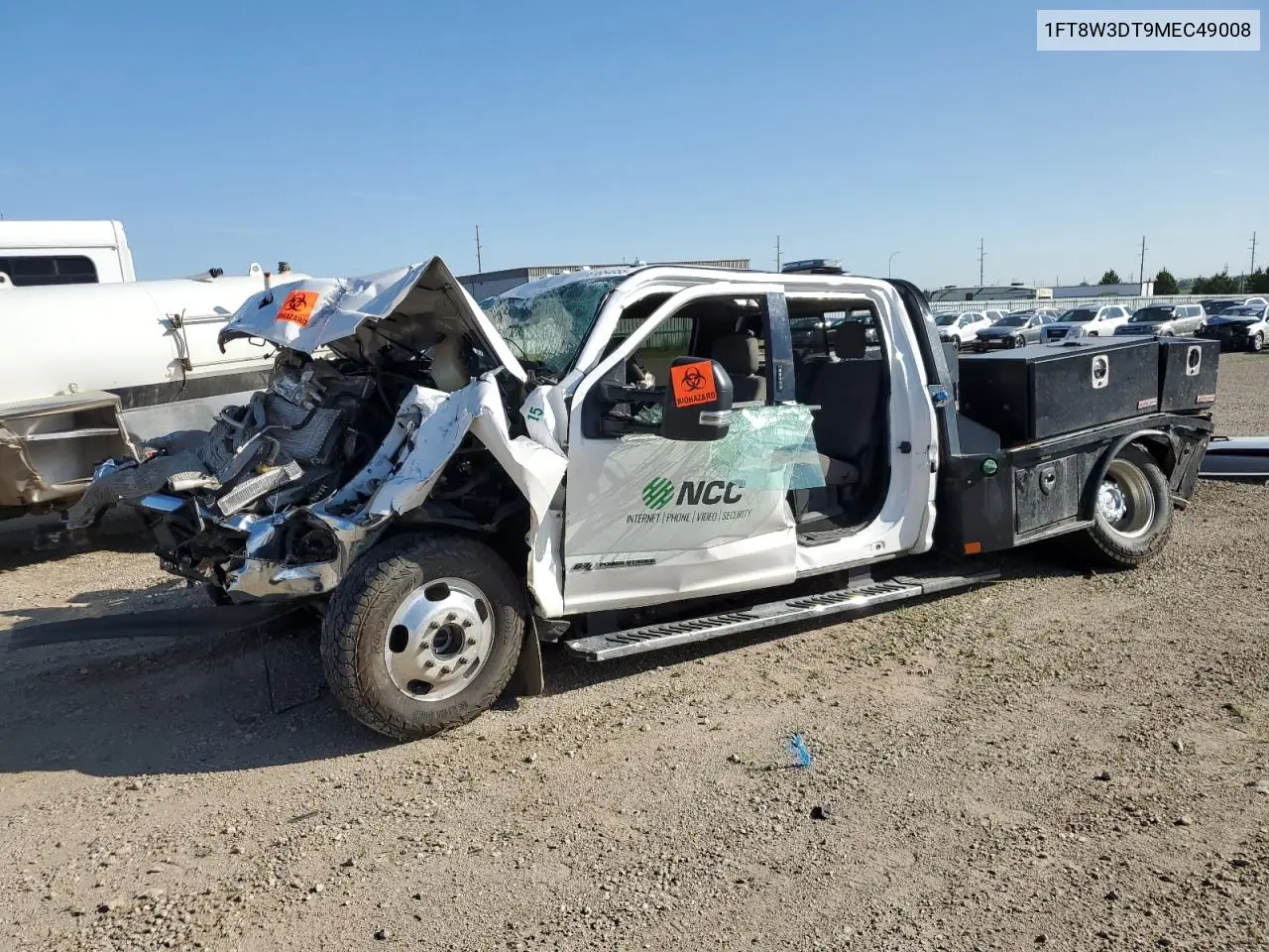 2021 Ford F350 Super Duty VIN: 1FT8W3DT9MEC49008 Lot: 61654055