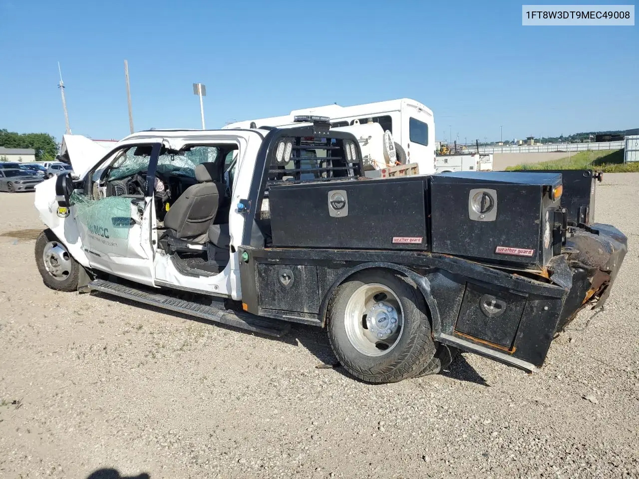 2021 Ford F350 Super Duty VIN: 1FT8W3DT9MEC49008 Lot: 61654055