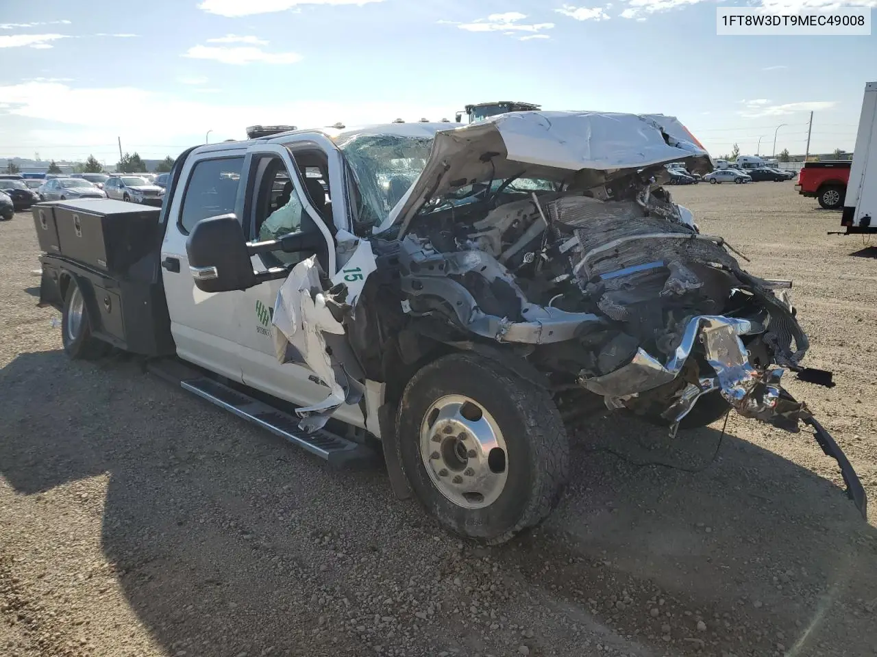 2021 Ford F350 Super Duty VIN: 1FT8W3DT9MEC49008 Lot: 61654055