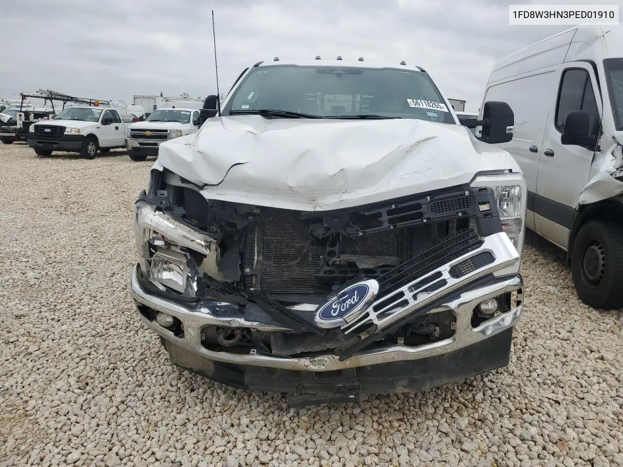 2023 Ford F350 Super Duty VIN: 1FD8W3HN3PED01910 Lot: 56118265