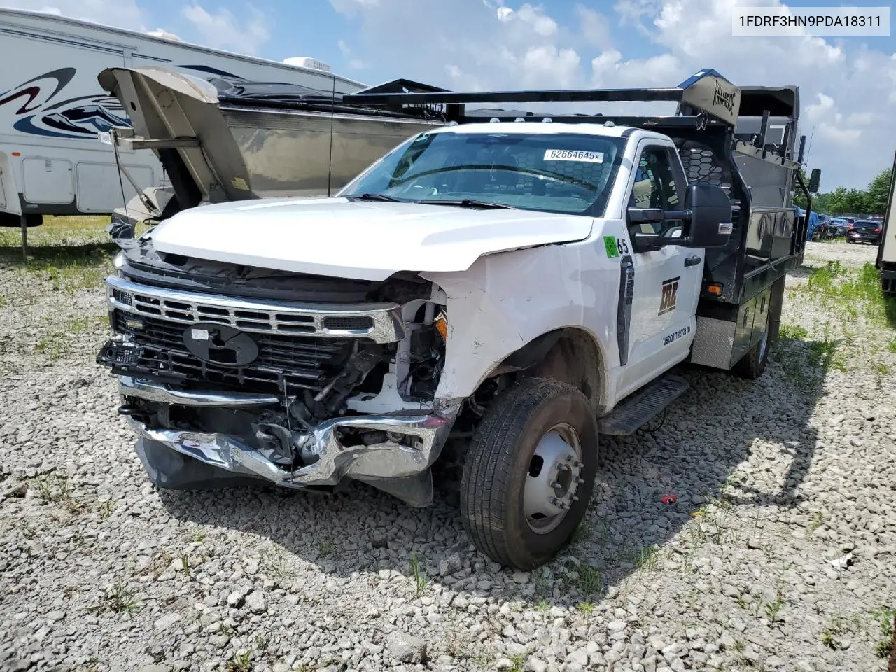 2023 Ford F350 Super Duty VIN: 1FDRF3HN9PDA18311 Lot: 62664645