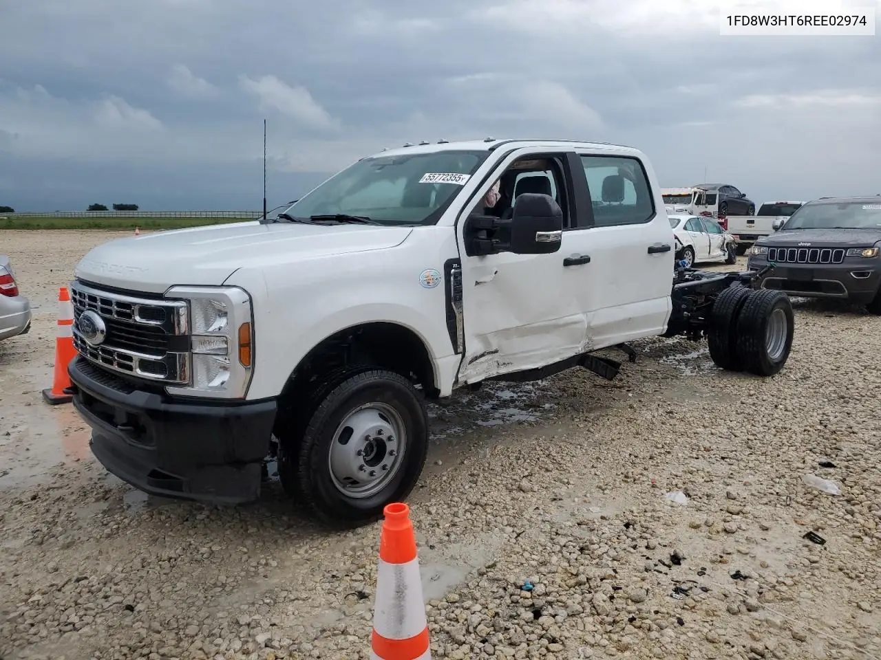 2024 Ford F350 Super Duty VIN: 1FD8W3HT6REE02974 Lot: 55772355
