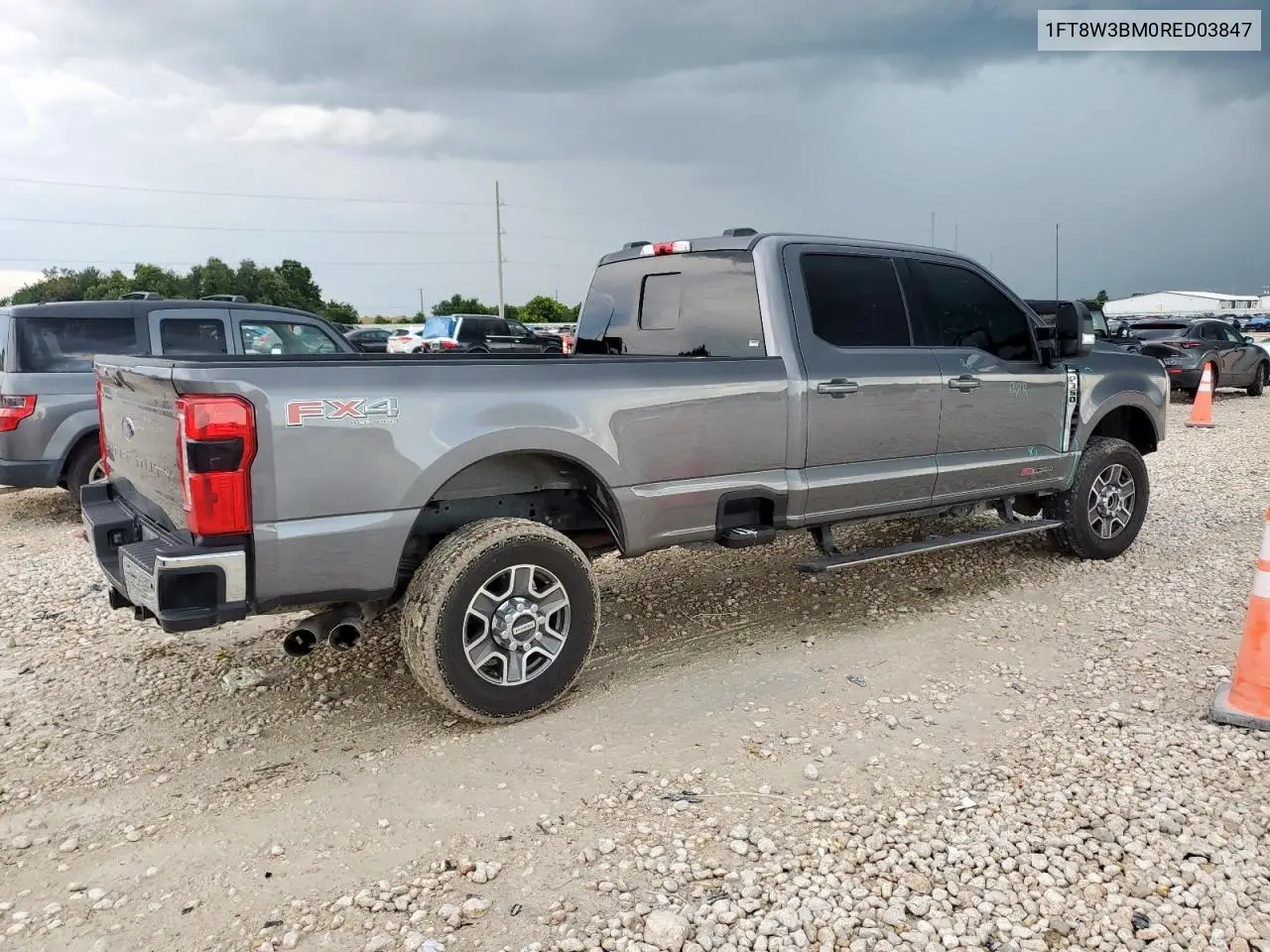 2024 Ford F350 Super Duty VIN: 1FT8W3BM0RED03847 Lot: 61244705