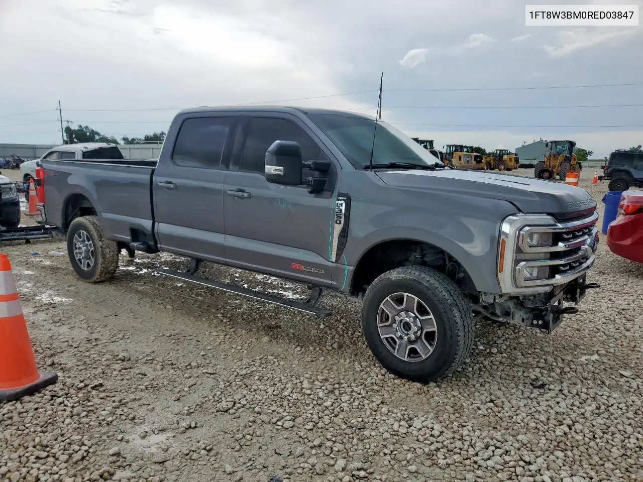 2024 Ford F350 Super Duty VIN: 1FT8W3BM0RED03847 Lot: 61244705