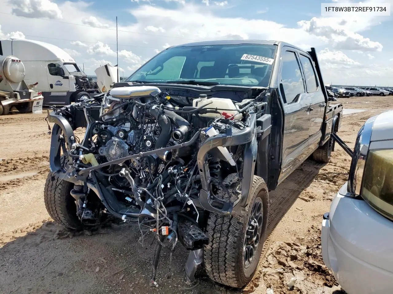 2024 Ford F350 Super Duty VIN: 1FT8W3BT2REF91734 Lot: 62543555