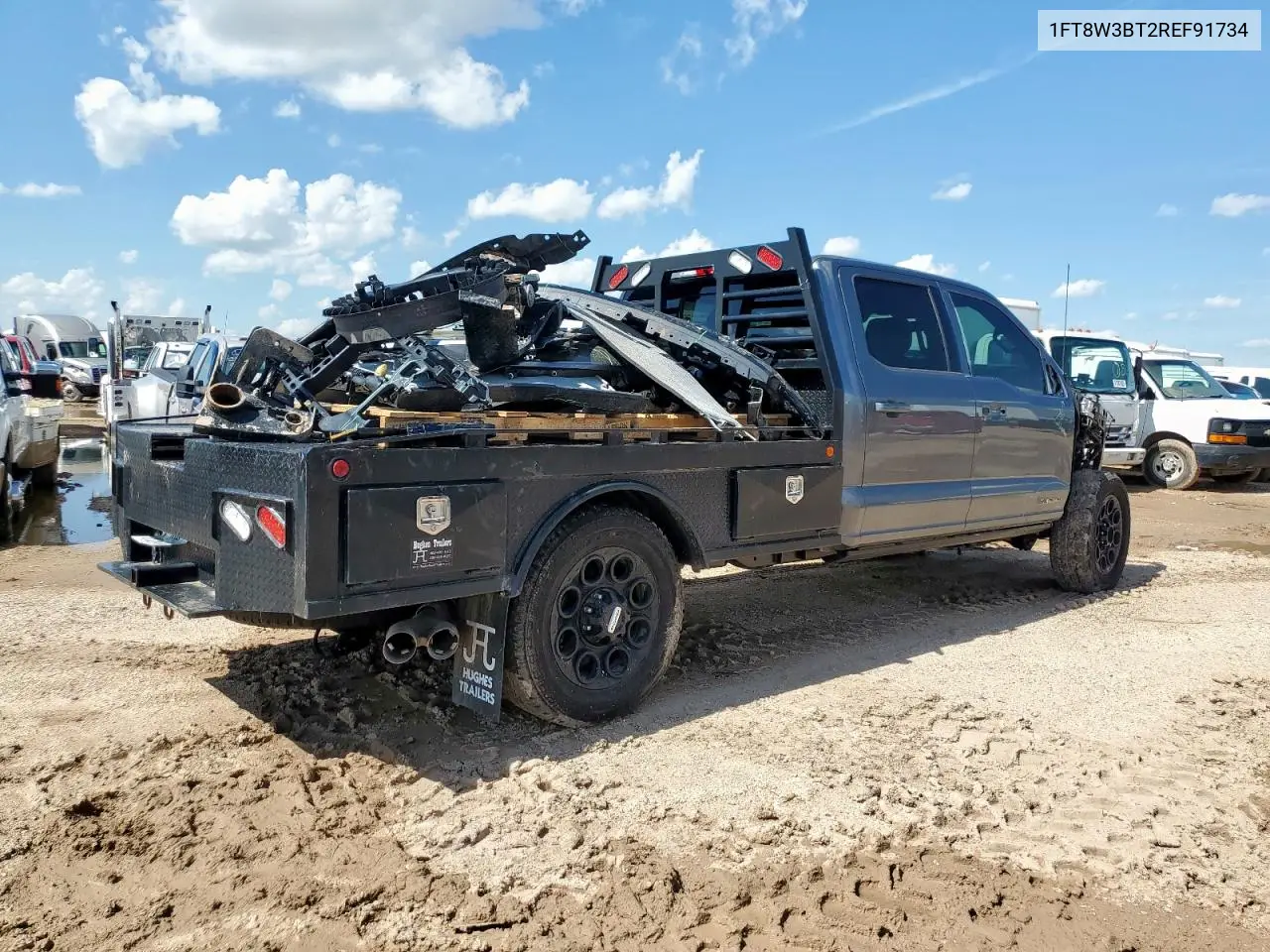 2024 Ford F350 Super Duty VIN: 1FT8W3BT2REF91734 Lot: 62543555