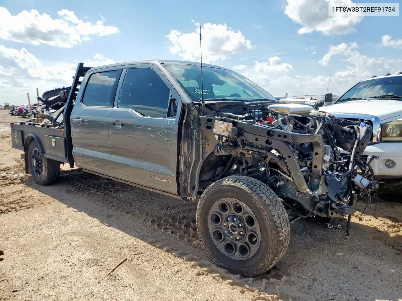 2024 Ford F350 Super Duty VIN: 1FT8W3BT2REF91734 Lot: 62543555
