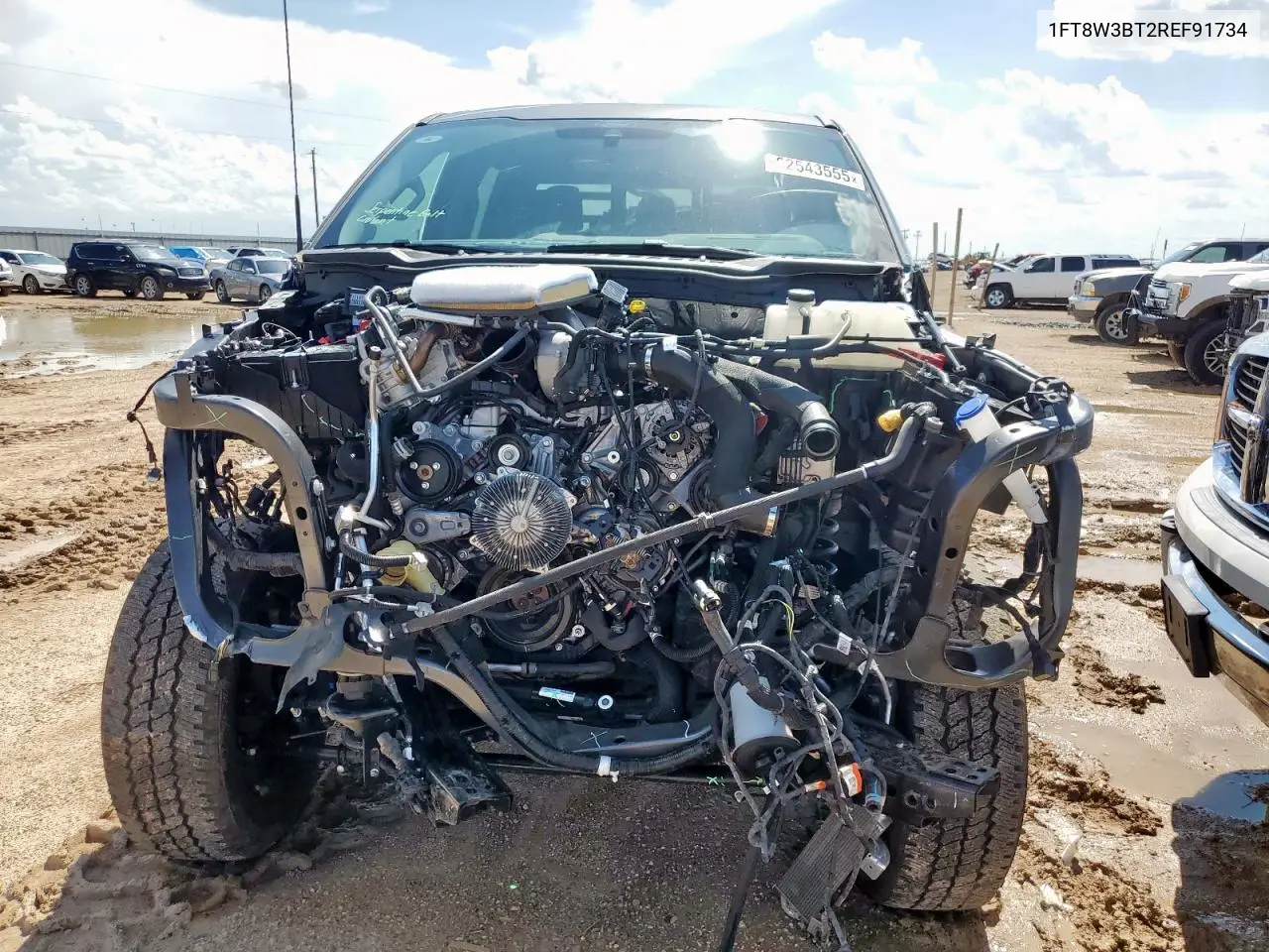 2024 Ford F350 Super Duty VIN: 1FT8W3BT2REF91734 Lot: 62543555