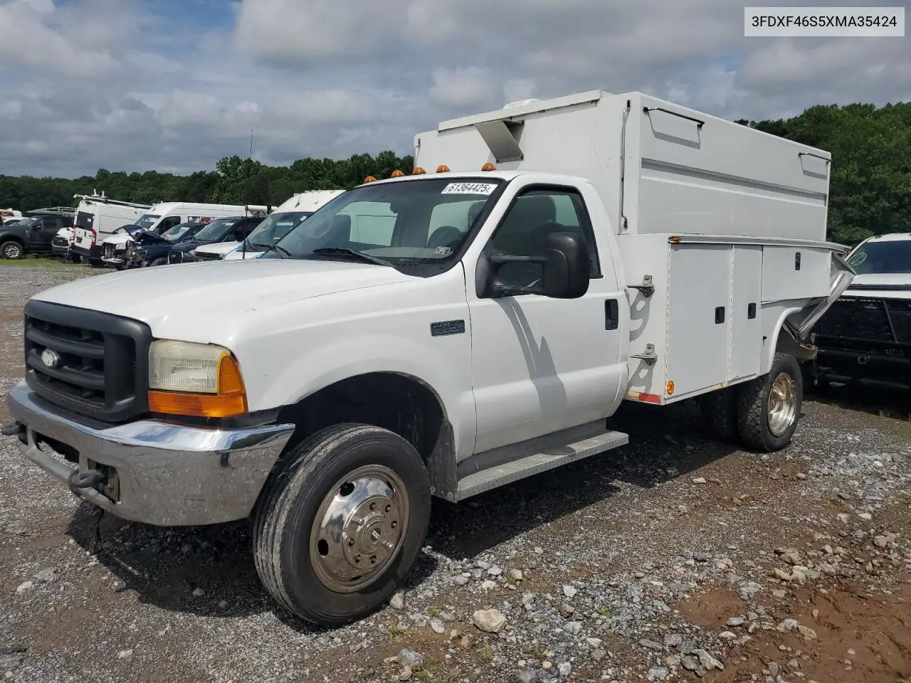 1999 Ford F450 Super Duty VIN: 3FDXF46S5XMA35424 Lot: 61364425