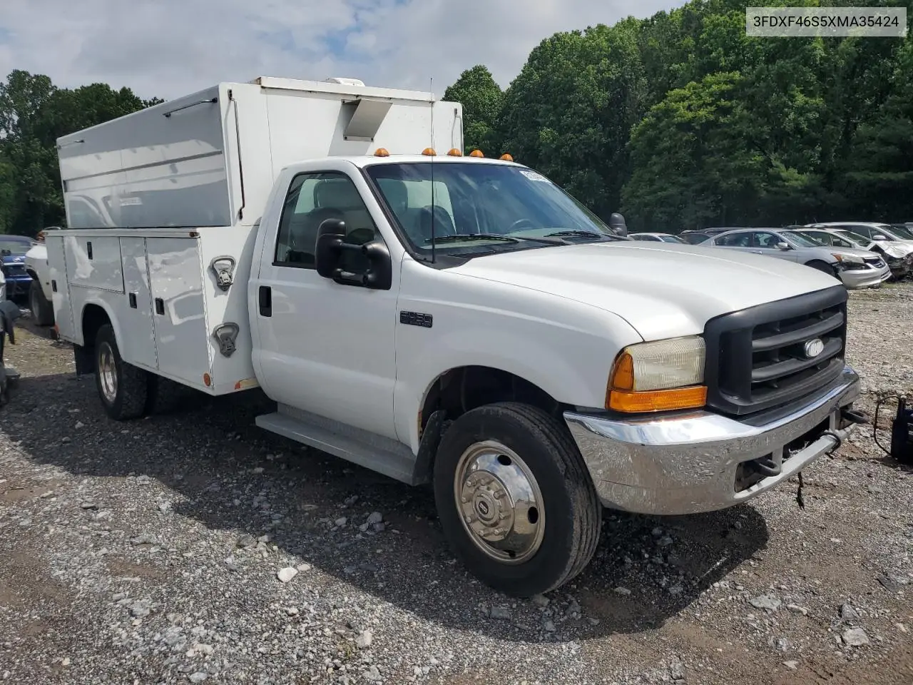 1999 Ford F450 Super Duty VIN: 3FDXF46S5XMA35424 Lot: 61364425