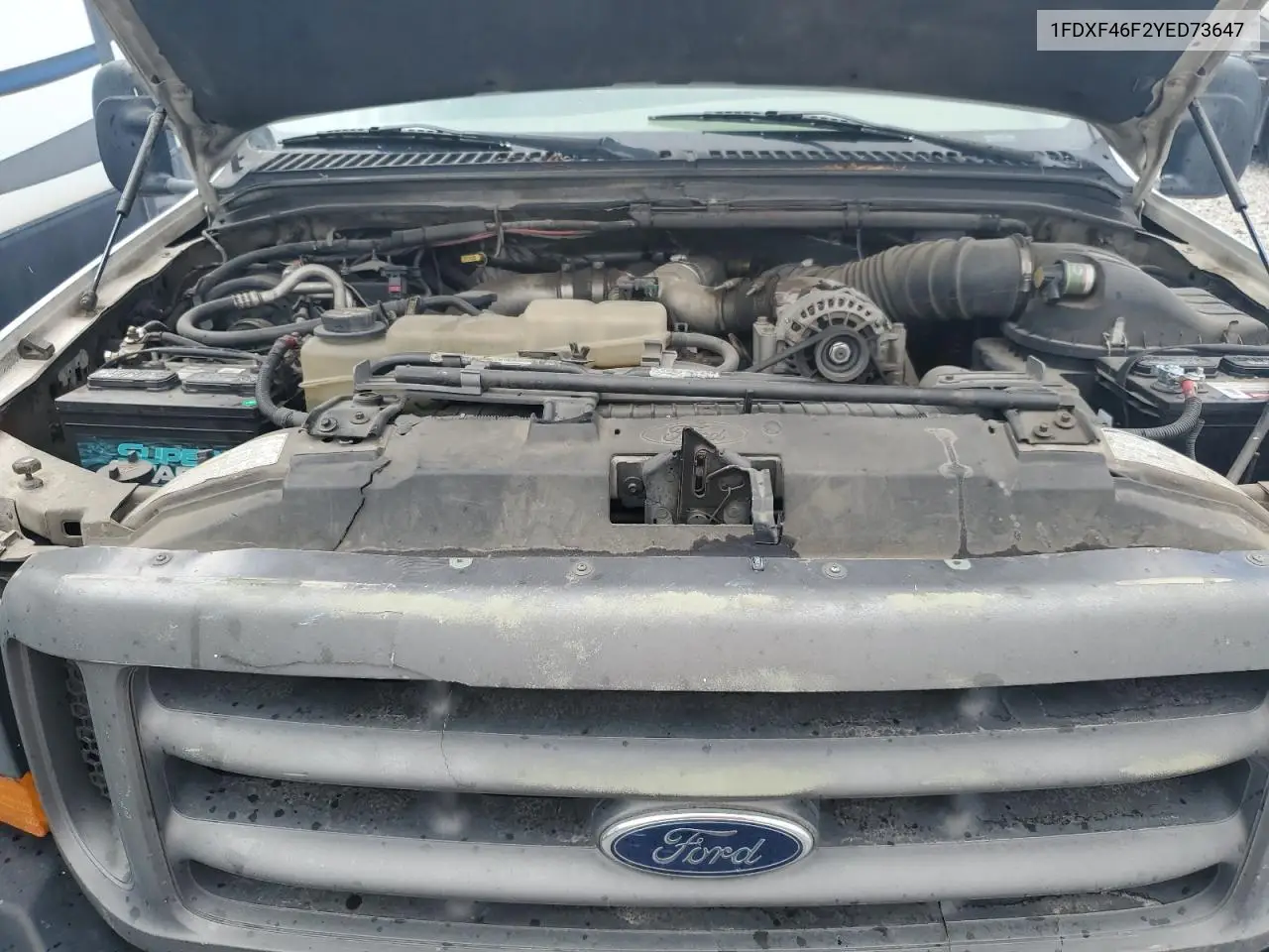 2000 Ford F450 Super Duty VIN: 1FDXF46F2YED73647 Lot: 62776855